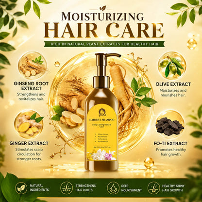 Japanese Long Lasting Natural Hair Dye Shampoo