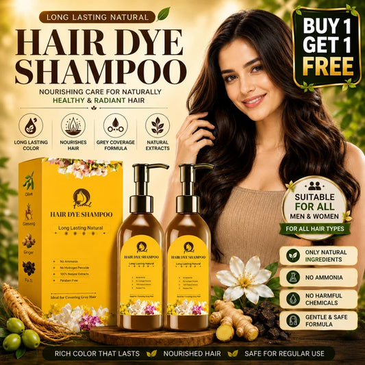 Japanese Long Lasting Natural Hair Dye Shampoo